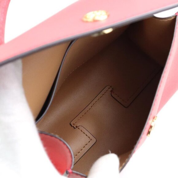 Auth Tory Burch Handbag Shoulder Bag Pink Leather/Goldtone - h30851a - Picture 5 of 15